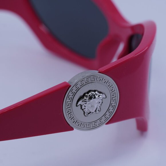 Versace VE4450 541787 Sunglasses Pink Cat Eye Frame, Grey Lenses - Picture 8 of 9